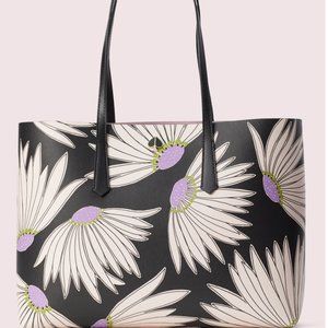 KATE SPADE Molly Falling Flower Large Tote+pouch